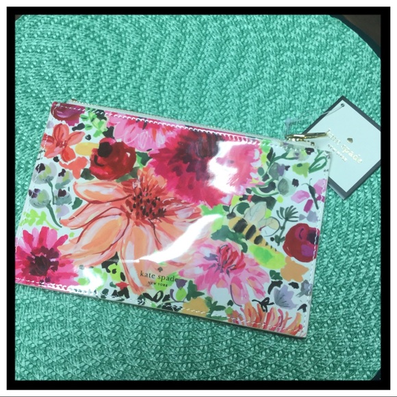 NWT Kate Spade Dahlia Pencil Pouch - Picture 2 of 5